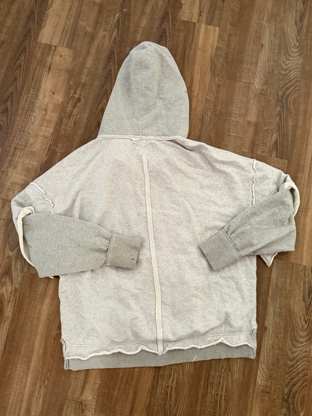 Free People We The Free Cher Twofer Hoodie S Oversized - Picture 6 of 10